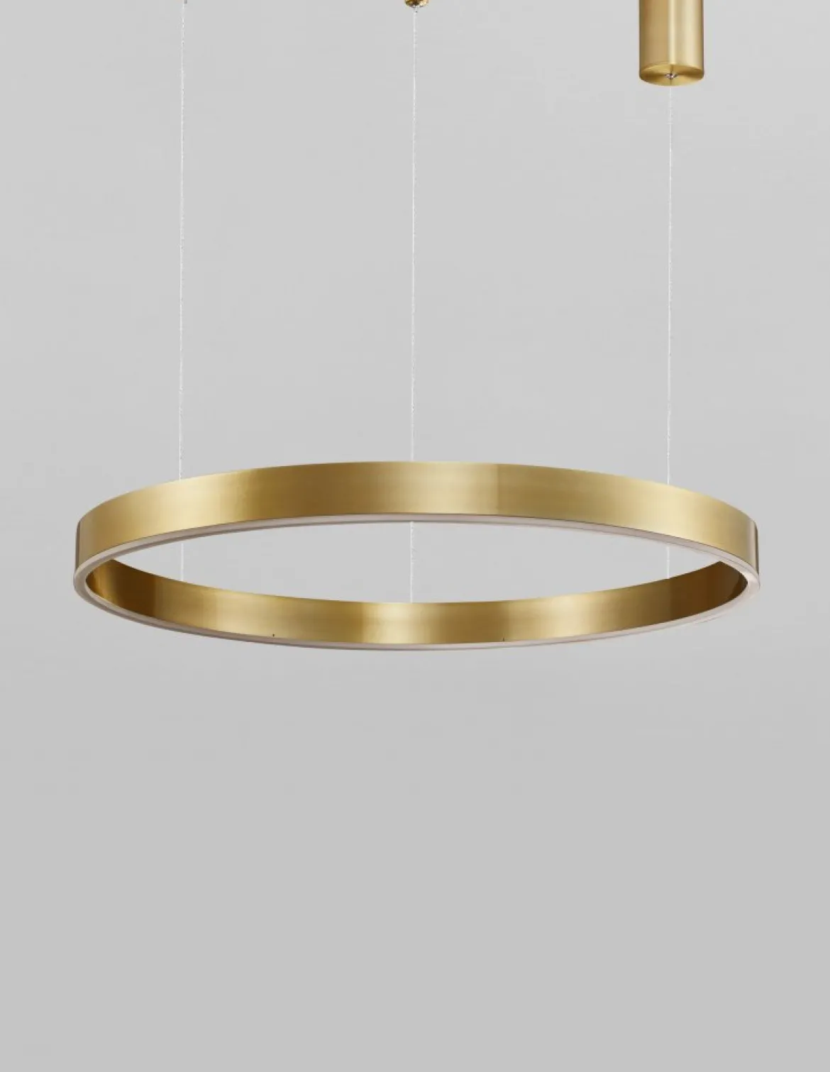 Nova Luce 9190640 MOTIF LED Pendelleuchte 60cm 3000K Messing Gold dimmbar