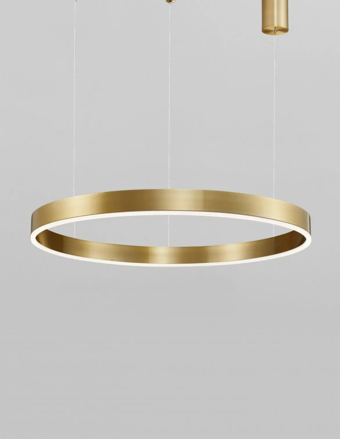 Nova Luce 9190640 MOTIF LED Pendelleuchte 60cm 3000K Messing Gold dimmbar
