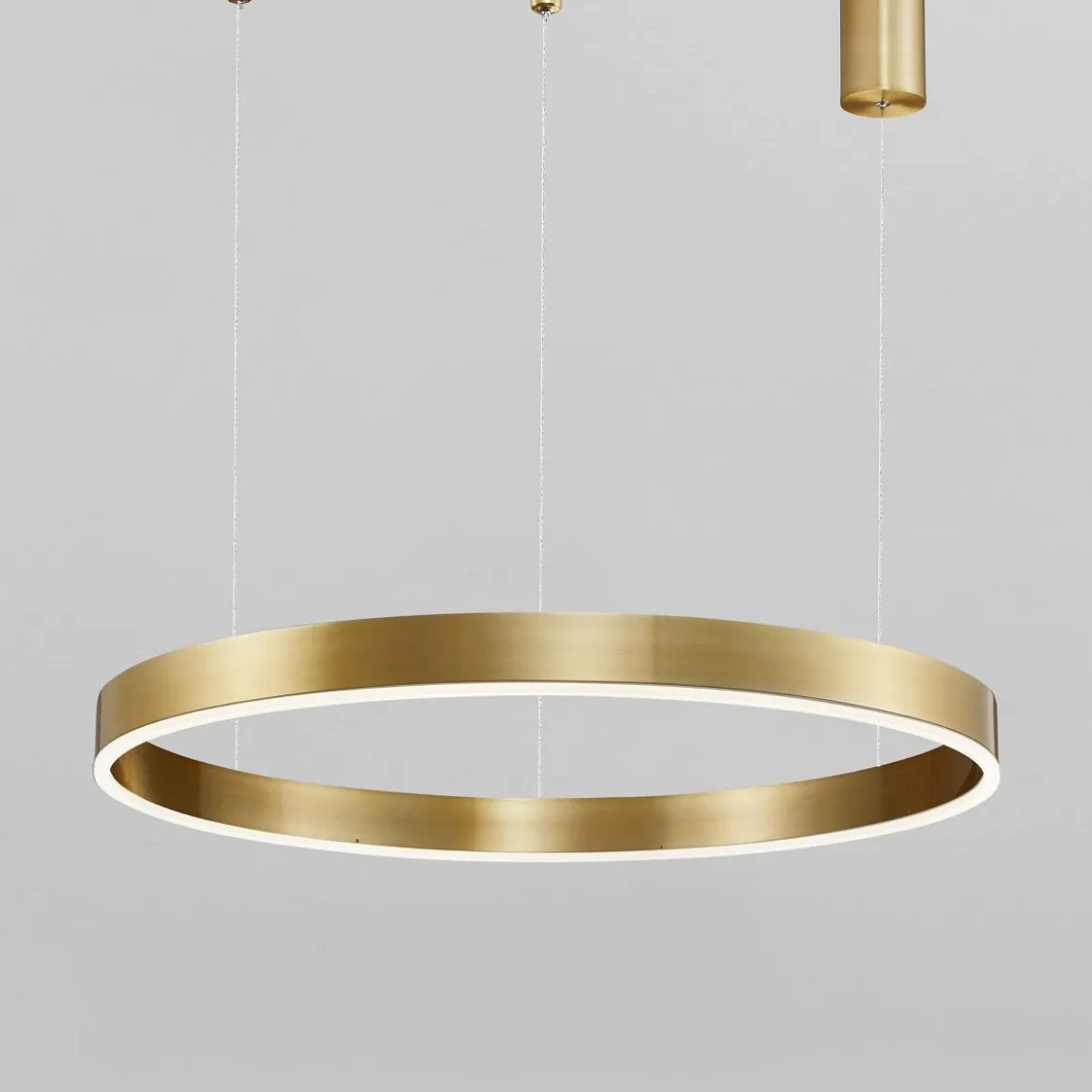 Nova Luce 9190640 MOTIF LED Pendelleuchte 60cm 3000K Messing Gold dimmbar