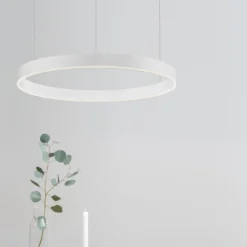 Nova Luce 9190740 MOTIF LED Pendelleuchte 60cm 3000K Weiss dimmbar
