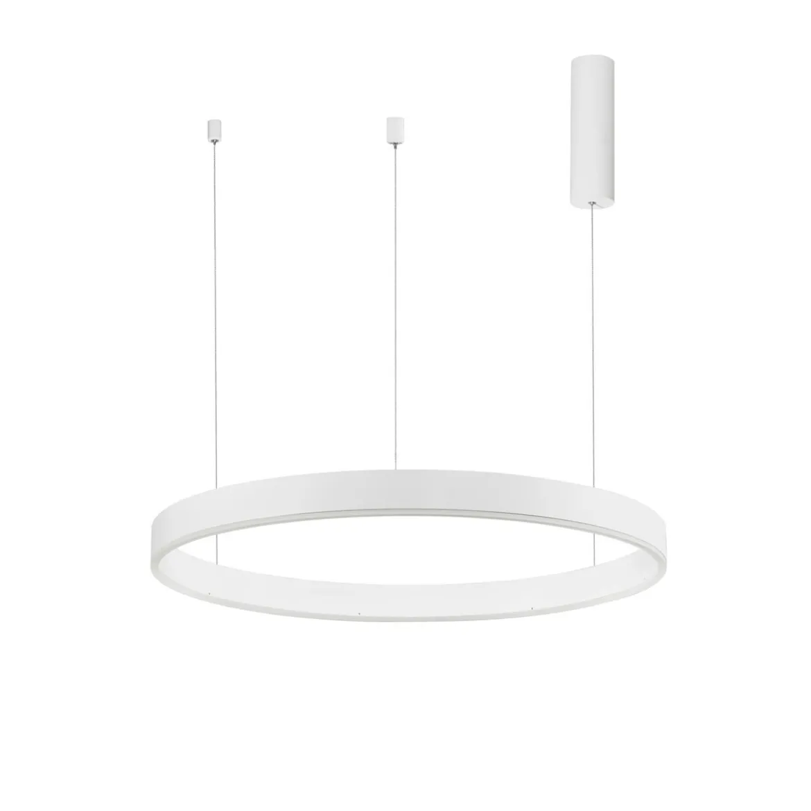 Nova Luce 9190748 MOTIF LED Pendelleuchte 80cm 3000K Weiss dimmbar