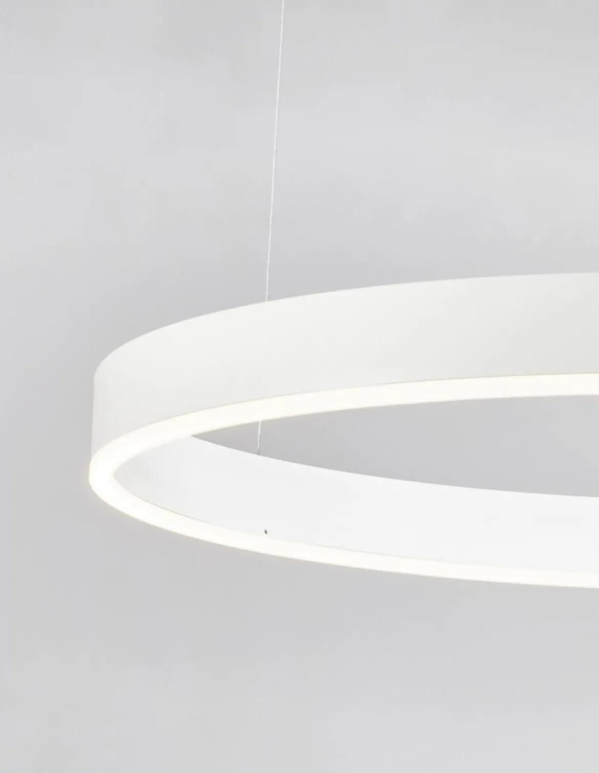 Nova Luce 9190748 MOTIF LED Pendelleuchte 80cm 3000K Weiss dimmbar