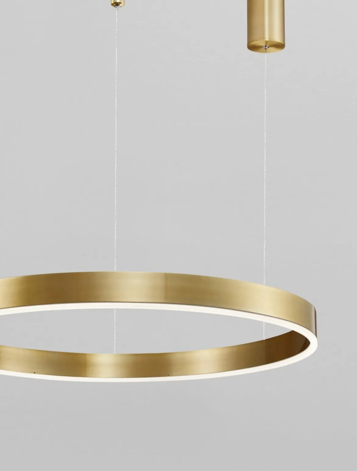 Nova Luce 9530206 MOTIF LED Pendelleuchte 60cm CCT 2700-6000K Messing Gold dimmbar