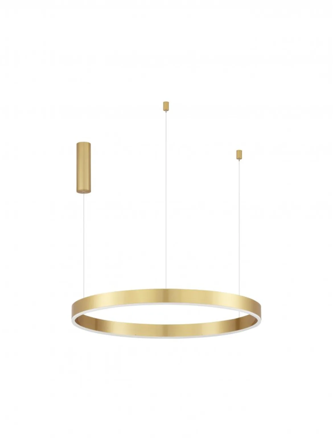 Nova Luce 9530207 MOTIF LED Pendelleuchte 80cm CCT 2700-6000K Messing Gold dimmbar