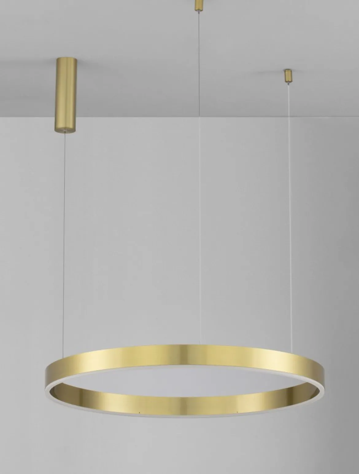 Nova Luce 9530207 MOTIF LED Pendelleuchte 80cm CCT 2700-6000K Messing Gold dimmbar