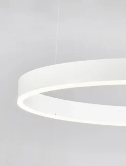 Nova Luce 9530210 MOTIF LED Pendelleuchte 80cm CCT 2700-6000K Weiss dimmbar