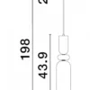 Nova Luce 9009236 MURANO Pendelleuchte 1-flammig Gold Multifarben E14