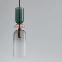 Nova Luce 9009236 MURANO Pendelleuchte 1-flammig Gold Multifarben E14