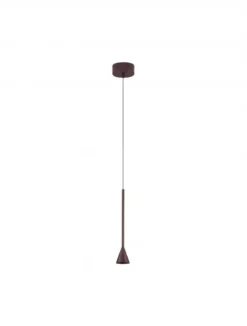 Nova Luce 9060216 NET LED Pendelleuchte 1-flammig 3000K Kaffeebraun dimmbar