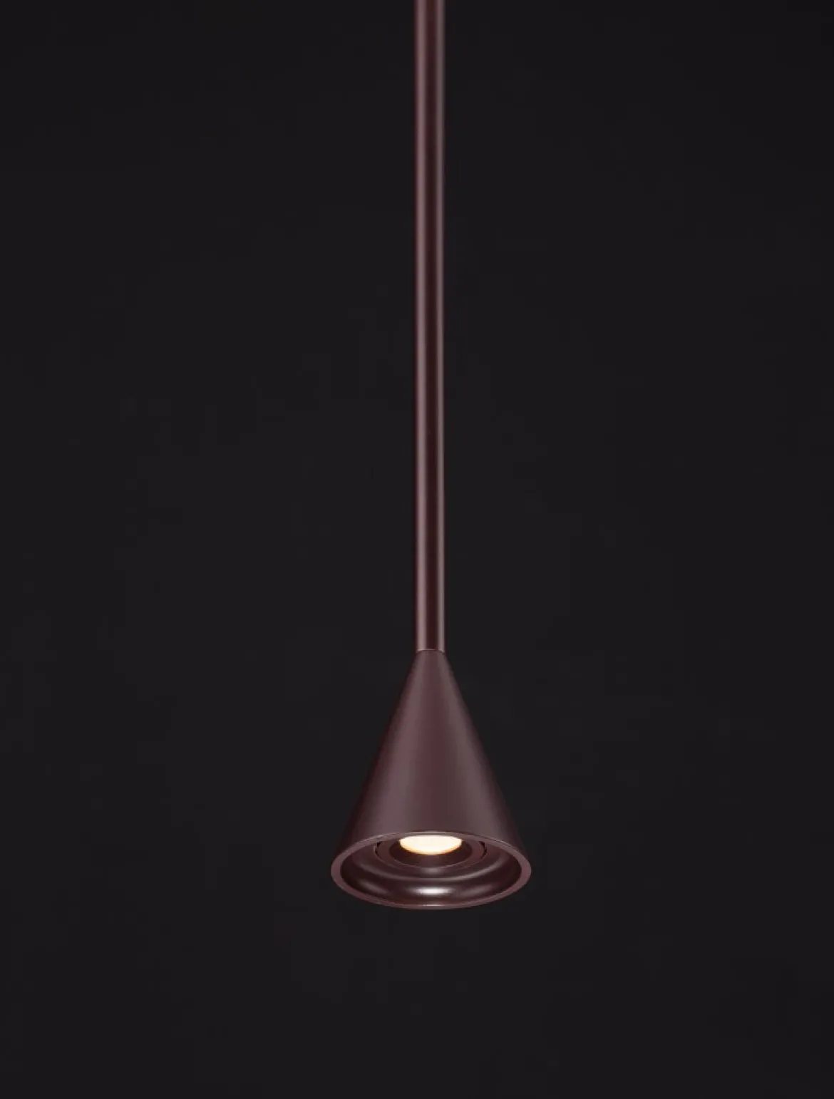 Nova Luce 9060216 NET LED Pendelleuchte 1-flammig 3000K Kaffeebraun dimmbar