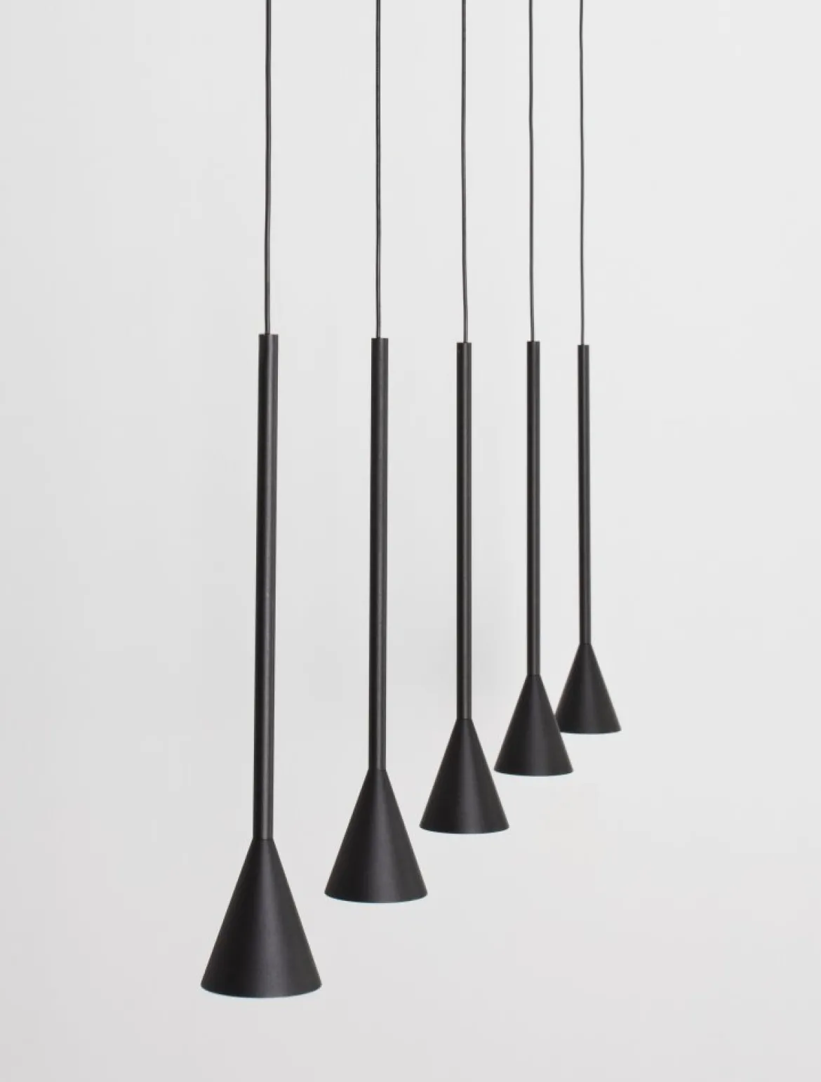 Nova Luce 9060218 NET LED Pendelleuchte 5-flammig 3000K Schwarz dimmbar