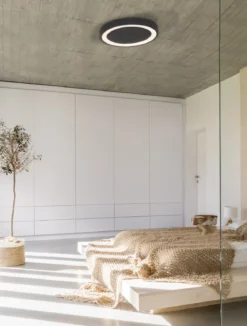 Nova Luce 9081220 NODI LED Deckenleuchte 1-flammig 3000K Schwarz