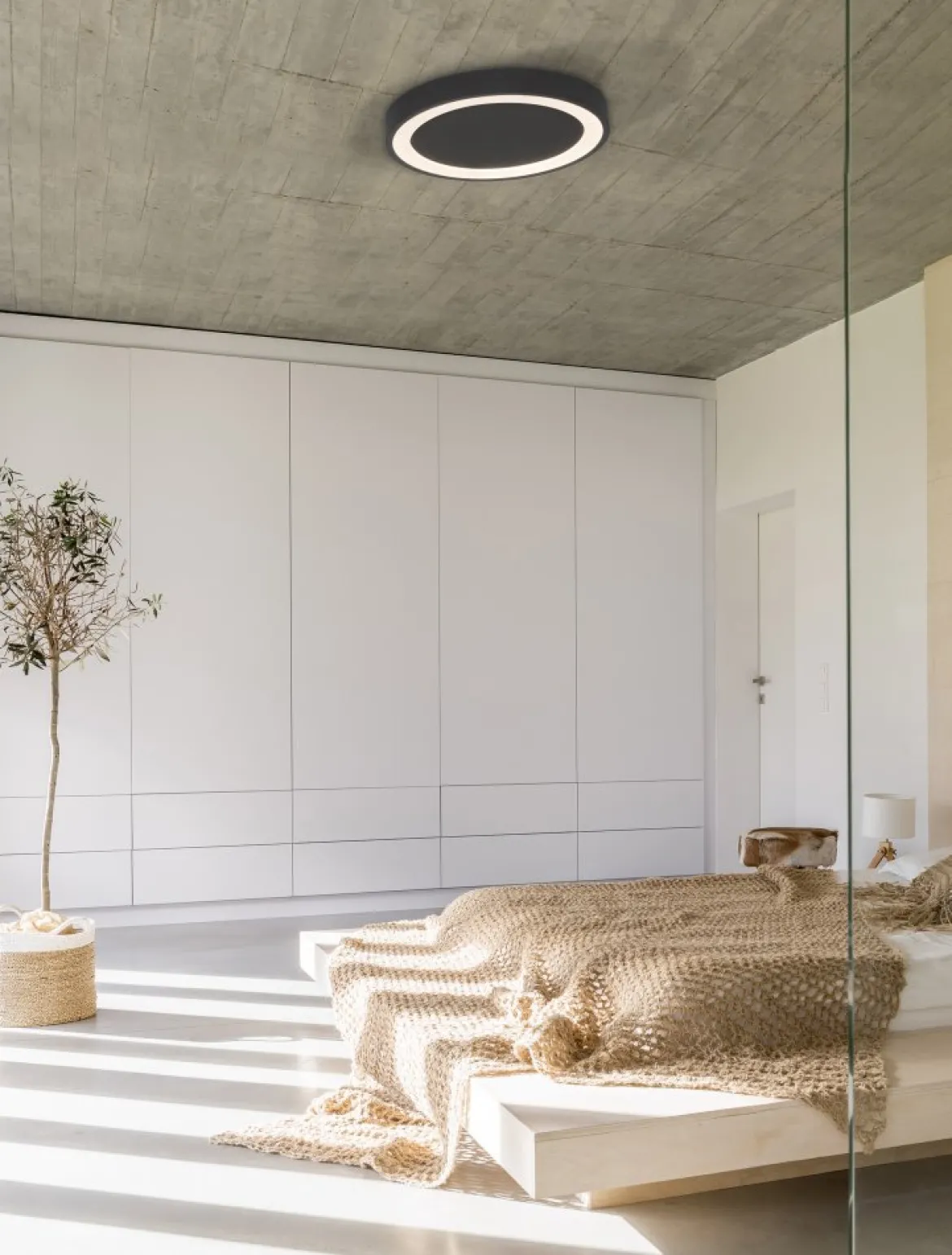 Nova Luce 9081220 NODI LED Deckenleuchte 1-flammig 3000K Schwarz