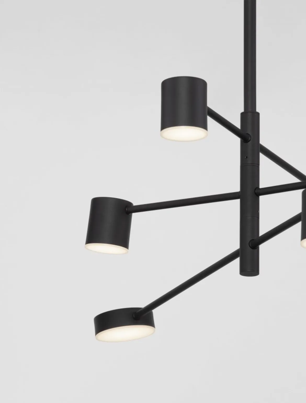 Nova Luce 9080121 NORDIK LED Pendelleuchte 6-flammig 3000K Schwarz