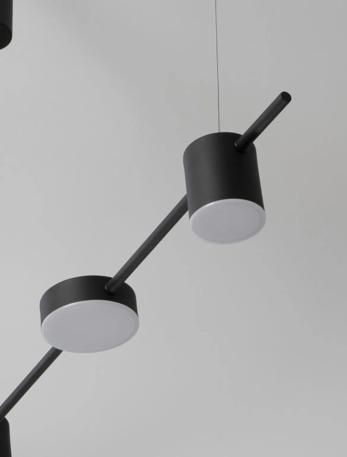 Nova Luce 9080123 NORDIK LED Pendelleuchte 5-flammig 3000K Schwarz