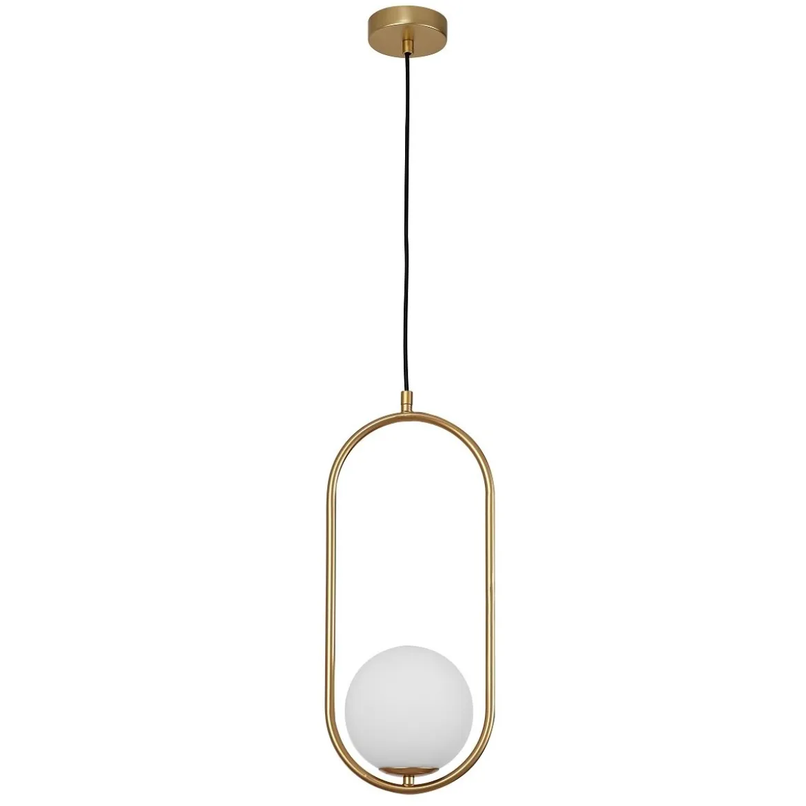 Nova Luce 9988170 OBITAR Pendelleuchte 1-flammig Gold Weiss G9