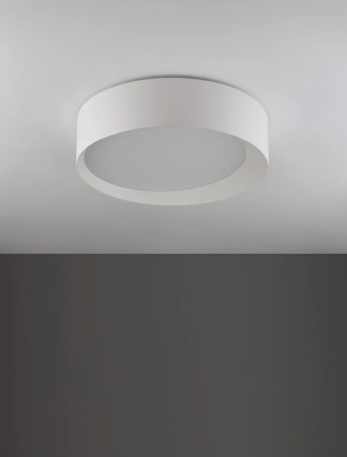 Nova Luce 9085222 OBY LED Deckenleuchte 45cm 3000K Weiss