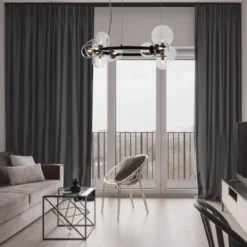 Nova Luce 9009249 ODILLIA Pendelleuchte 11-flammig Schwarz Transparent G9