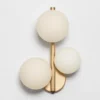 Nova Luce 9028862 ODILLIA Wandleuchte 3-flammig Gold Weiss G9
