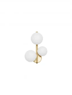 Nova Luce 9028862 ODILLIA Wandleuchte 3-flammig Gold Weiss G9