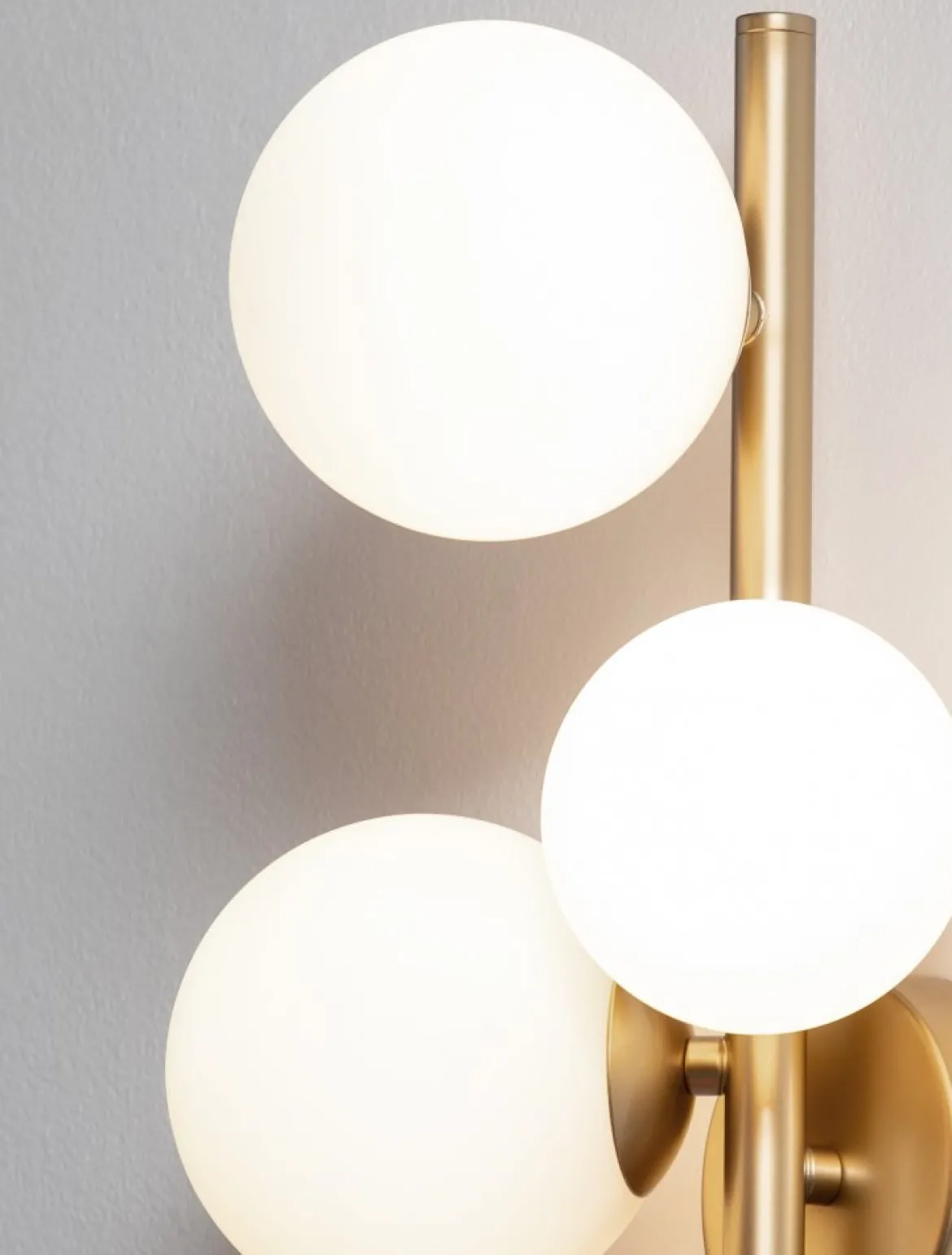 Nova Luce 9028862 ODILLIA Wandleuchte 3-flammig Gold Weiss G9
