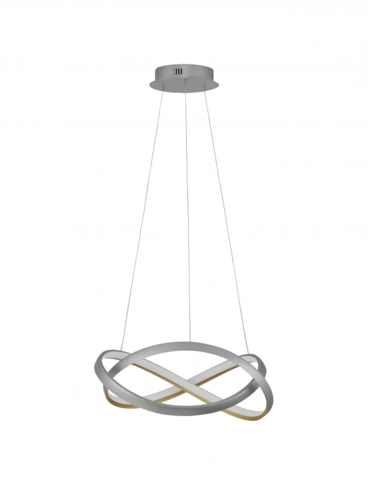 Nova Luce 9756718 ODREY LED Pendelleuchte 50cm 2700-3500-5000K Silber Gold