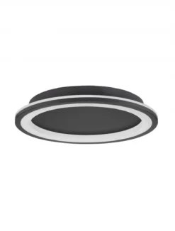 Nova Luce 9212918 OGGY LED Deckenleuchte 37cm 3000K Schwarz