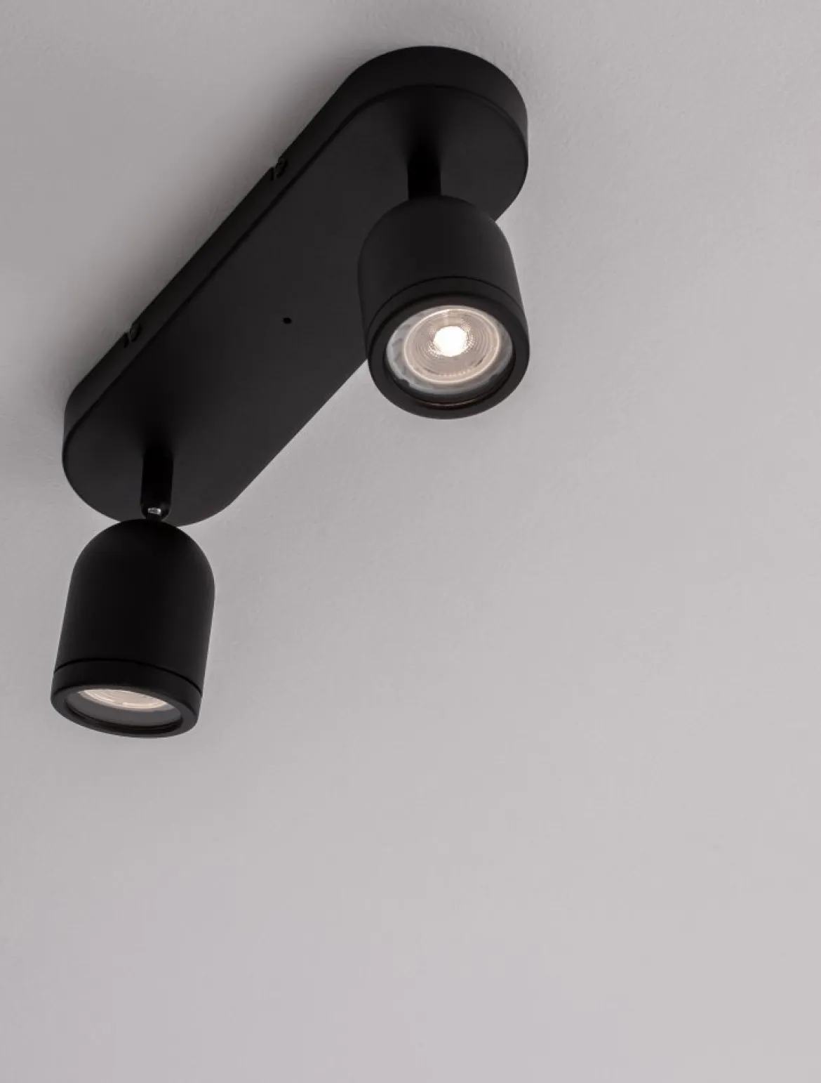 Nova Luce 9555815 ORSON Deckenleuchte 2-flammig Schwarz GU10