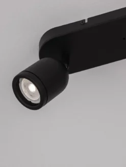 Nova Luce 9555815 ORSON Deckenleuchte 2-flammig Schwarz GU10