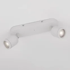 Nova Luce 9555816 ORSON Deckenleuchte 2-flammig Weiss GU10