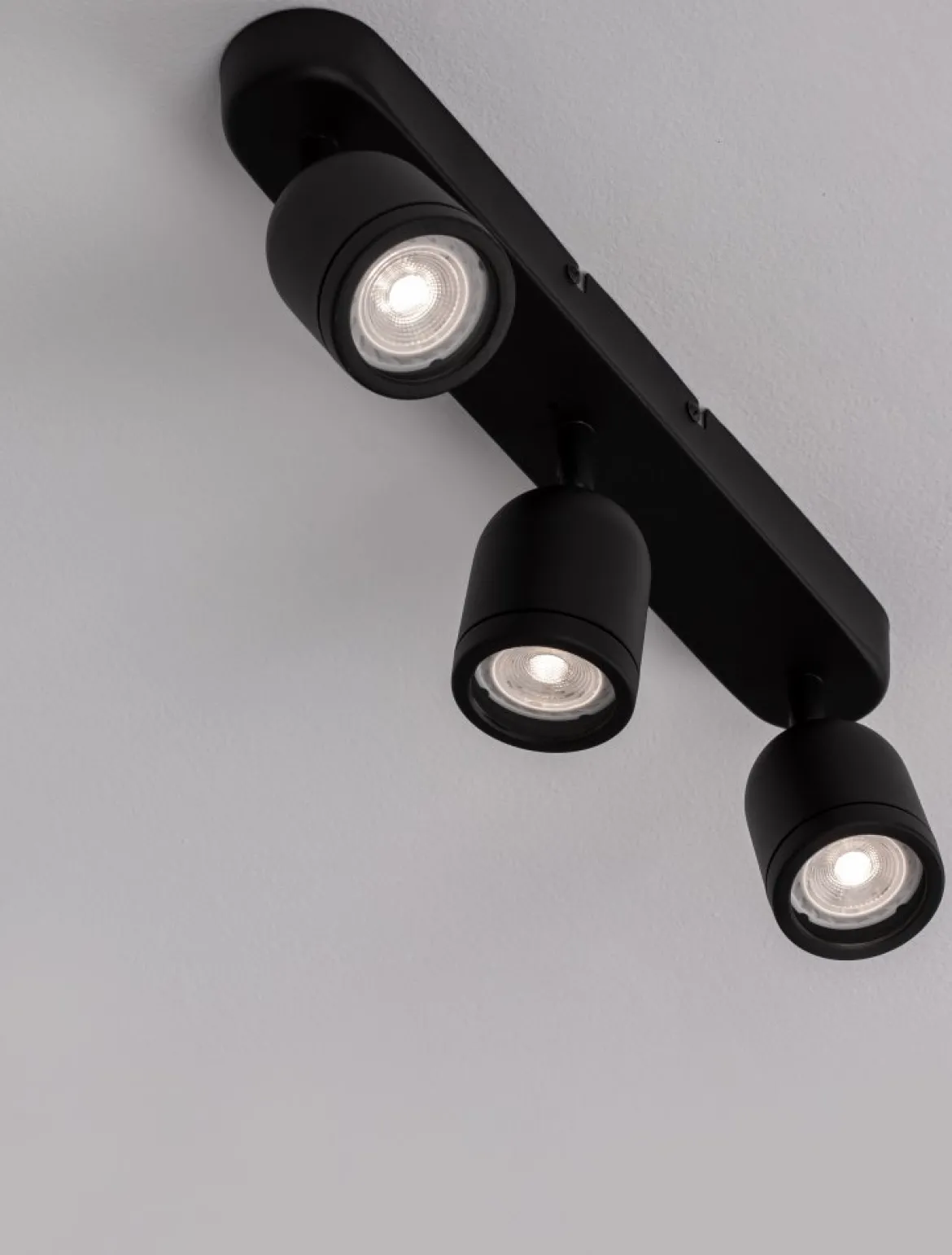 Nova Luce 9555817 ORSON Deckenleuchte 3-flammig Schwarz GU10