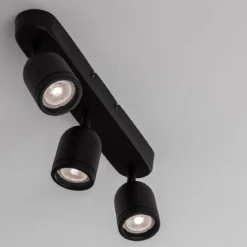 Nova Luce 9555817 ORSON Deckenleuchte 3-flammig Schwarz GU10