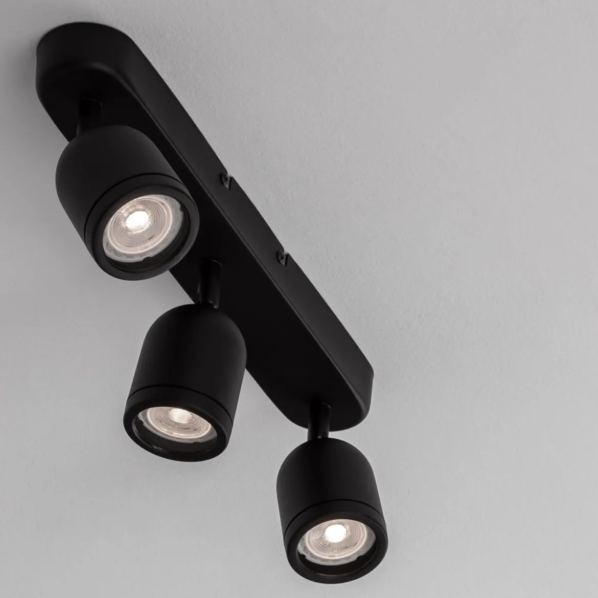 Nova Luce 9555817 ORSON Deckenleuchte 3-flammig Schwarz GU10