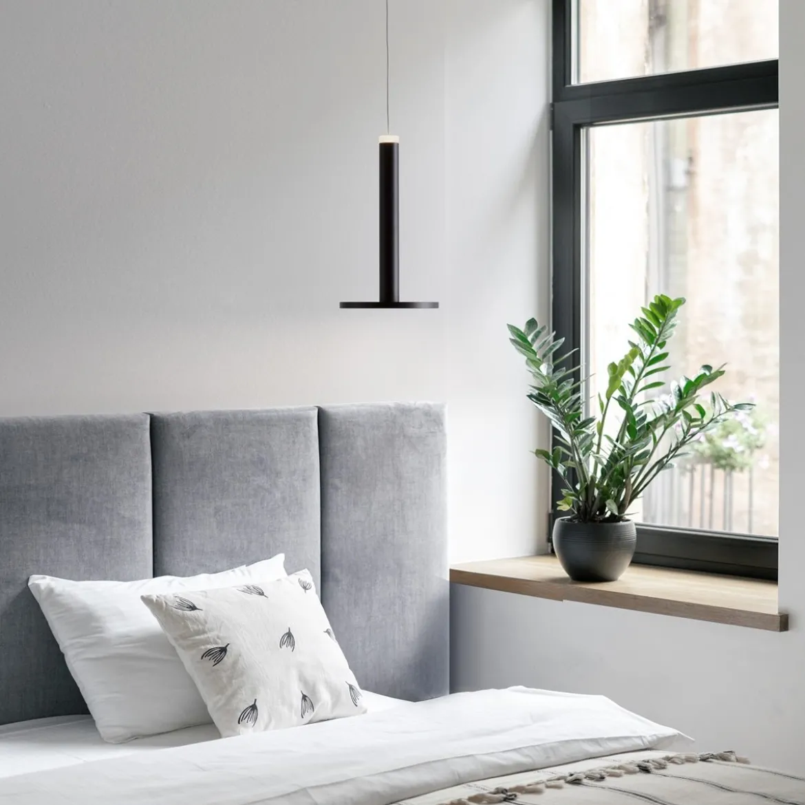 Nova Luce 9695226 PALENCIA LED Pendelleuchte 15cm 3000K Schwarz