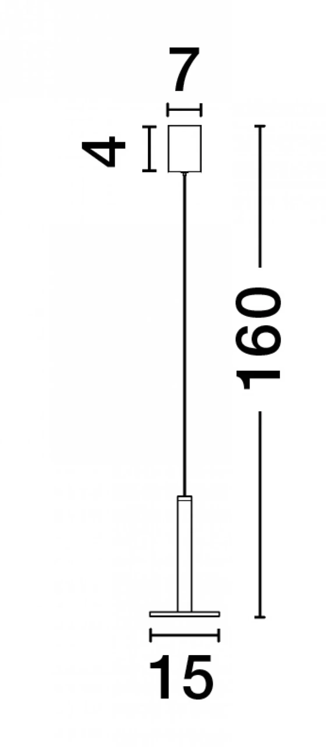 Nova Luce 9695226 PALENCIA LED Pendelleuchte 15cm 3000K Schwarz