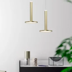 Nova Luce 1703301201 PALENCIA LED Pendelleuchte 1-flammig 3000K Messing Gold