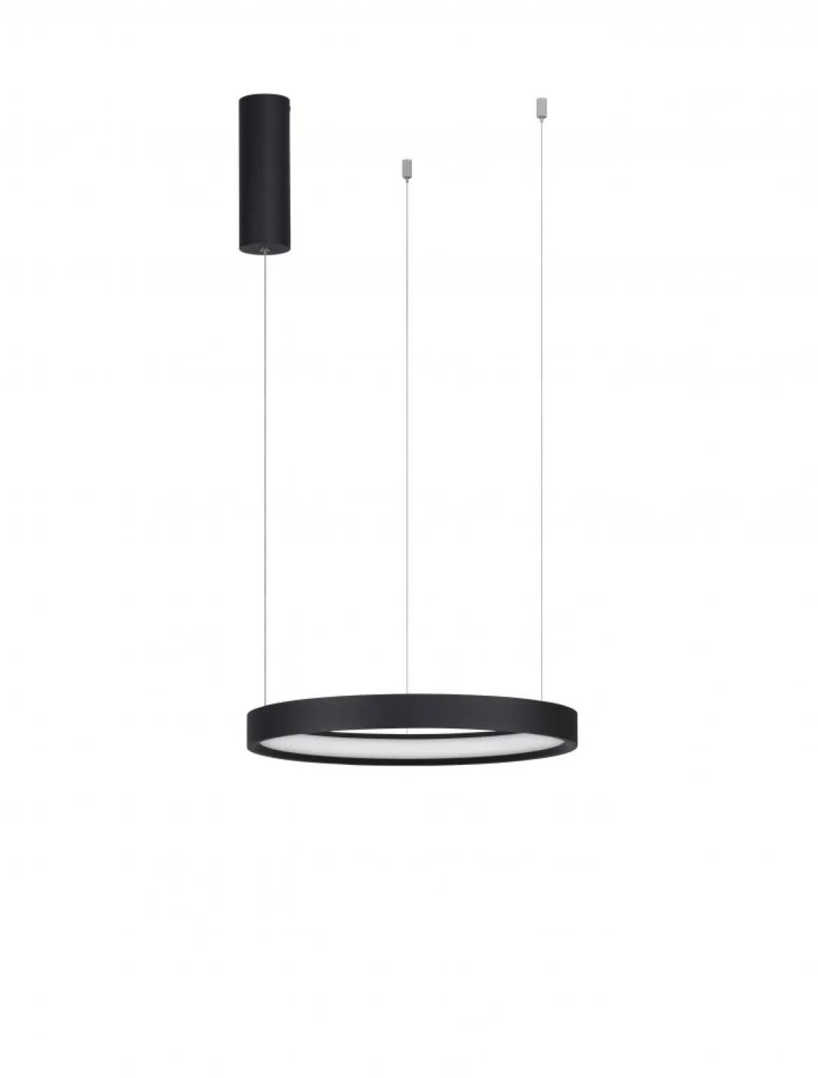 Nova Luce 9345612 PERRINE LED Pendelleuchte 40cm 3000K Schwarz dimmbar