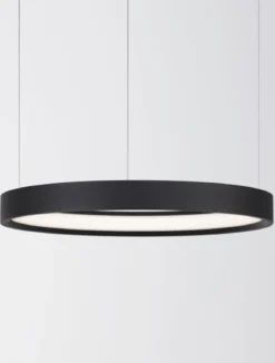 Nova Luce 9345612 PERRINE LED Pendelleuchte 40cm 3000K Schwarz dimmbar