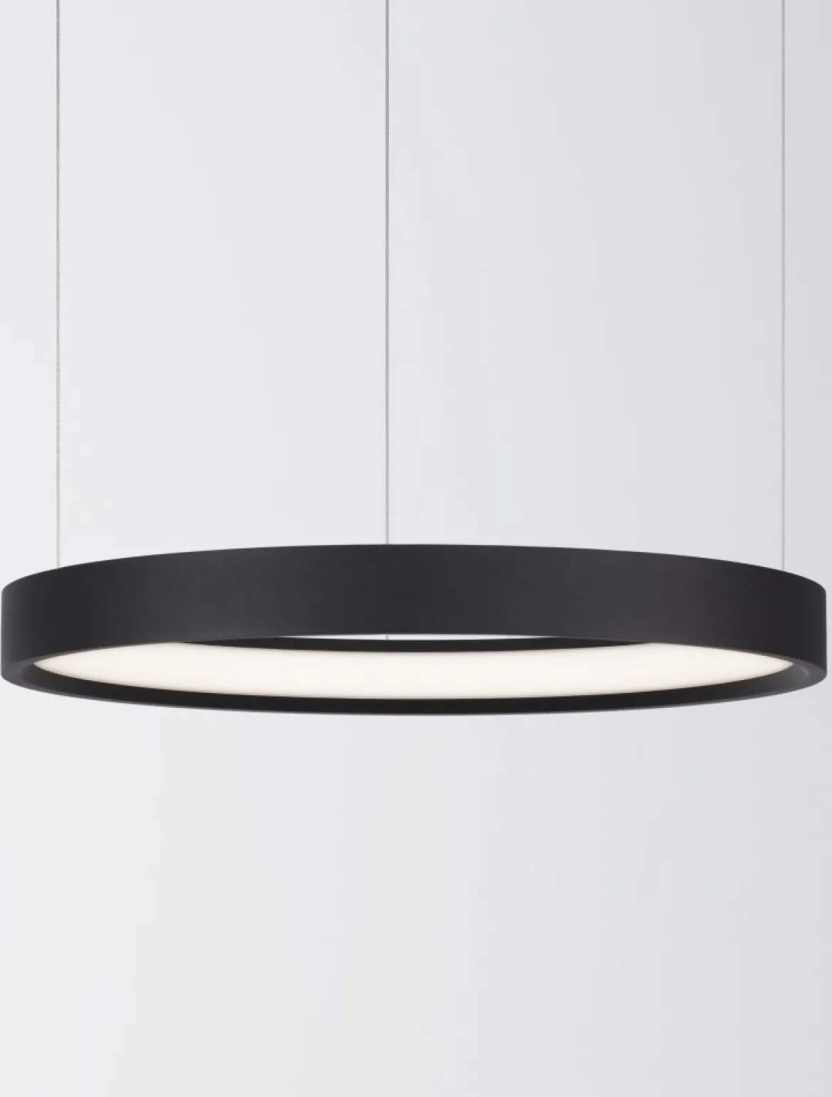 Nova Luce 9345612 PERRINE LED Pendelleuchte 40cm 3000K Schwarz dimmbar