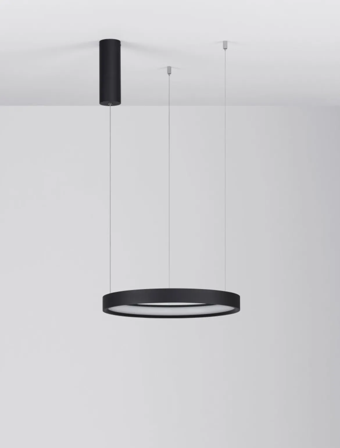 Nova Luce 9345612 PERRINE LED Pendelleuchte 40cm 3000K Schwarz dimmbar