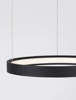 Nova Luce 9345612 PERRINE LED Pendelleuchte 40cm 3000K Schwarz dimmbar