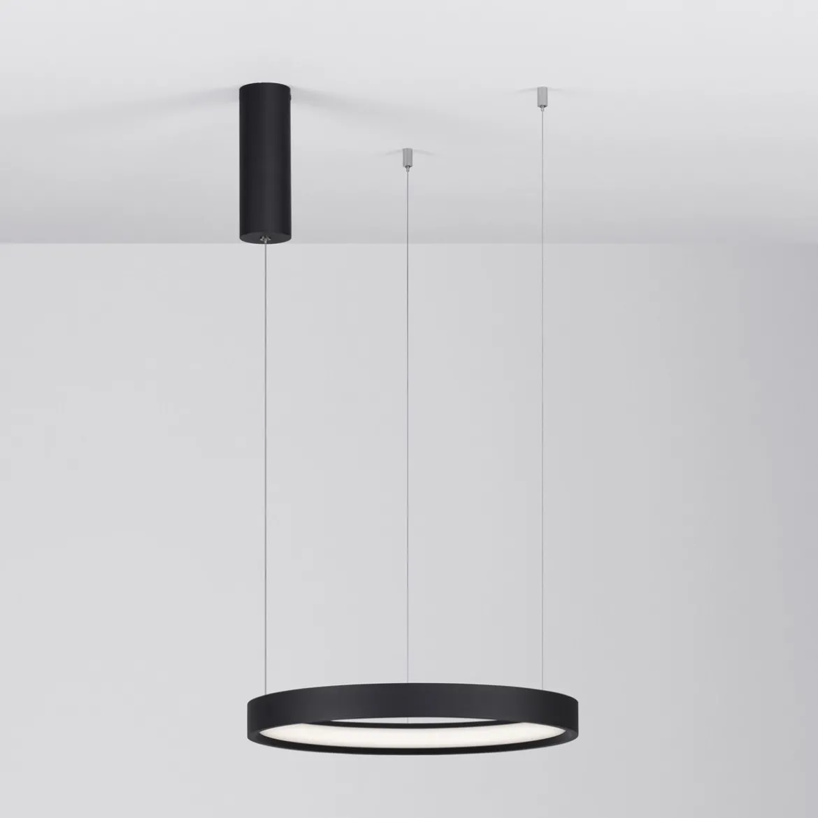 Nova Luce 9345612 PERRINE LED Pendelleuchte 40cm 3000K Schwarz dimmbar