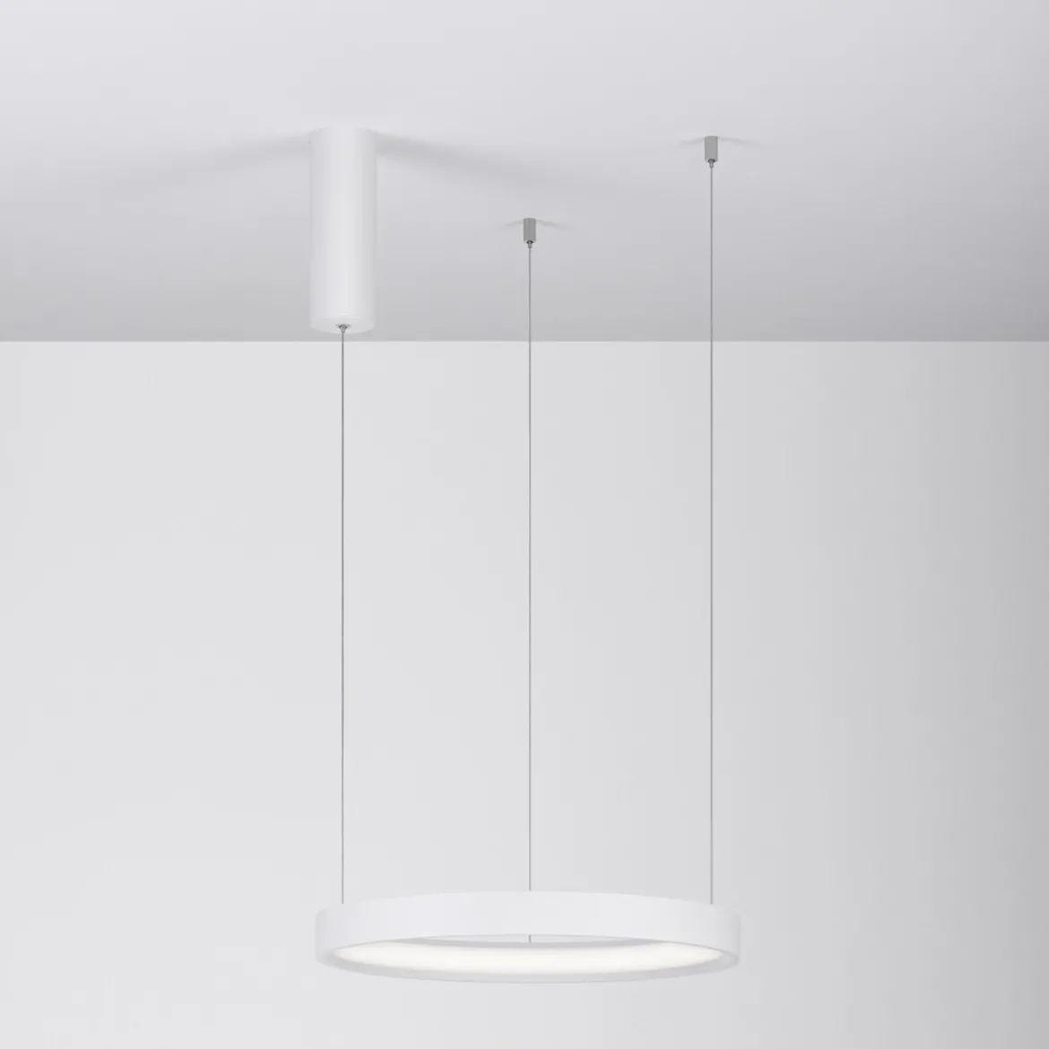 Nova Luce 9345613 PERRINE LED Pendelleuchte 40cm 3000K Weiss dimmbar