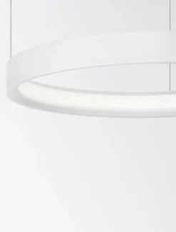 Nova Luce 9345613 PERRINE LED Pendelleuchte 40cm 3000K Weiss dimmbar