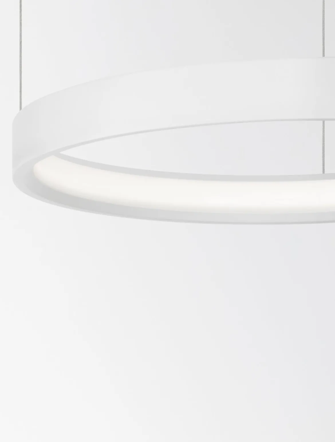 Nova Luce 9345613 PERRINE LED Pendelleuchte 40cm 3000K Weiss dimmbar