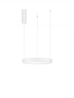 Nova Luce 9345613 PERRINE LED Pendelleuchte 40cm 3000K Weiss dimmbar