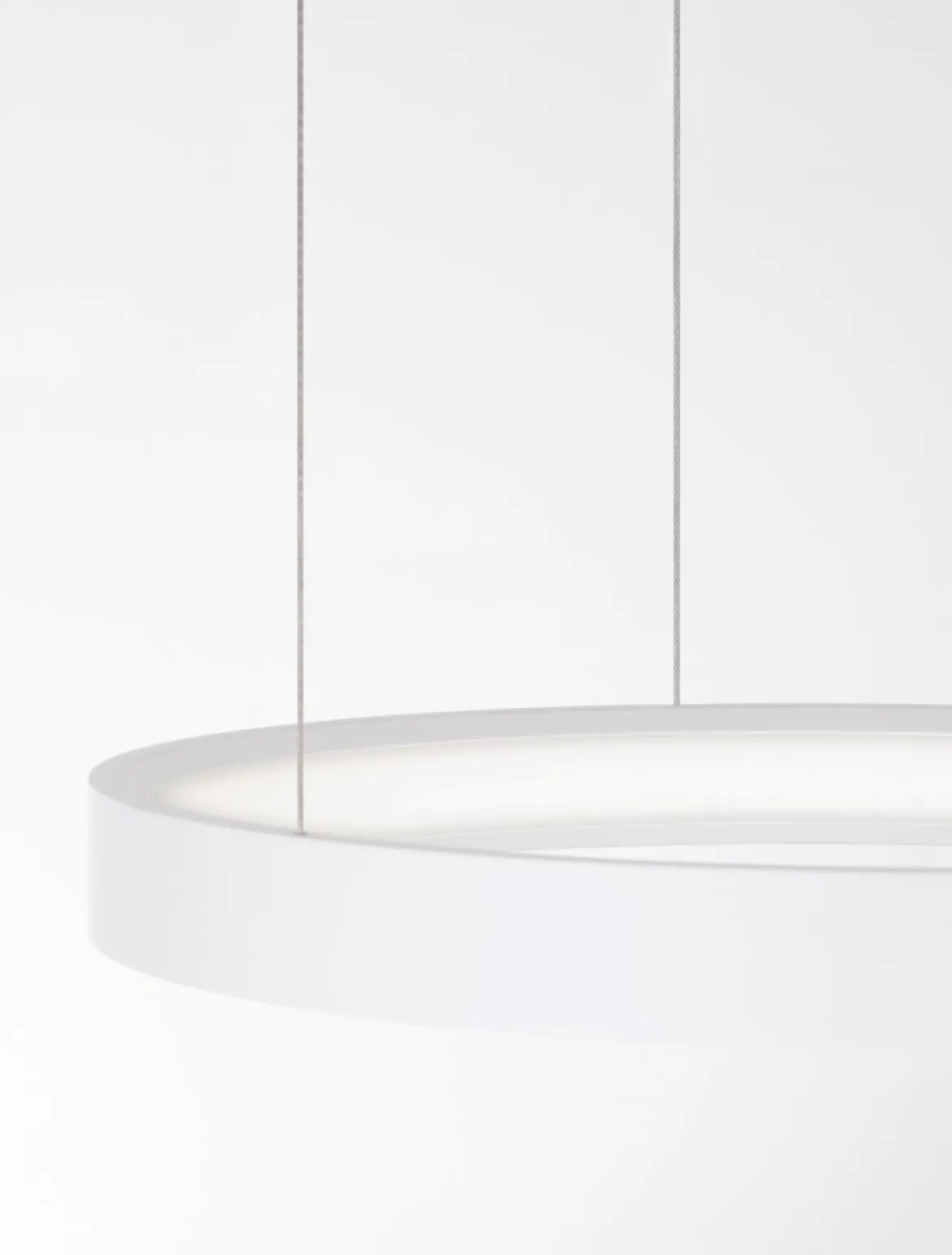 Nova Luce 9345613 PERRINE LED Pendelleuchte 40cm 3000K Weiss dimmbar