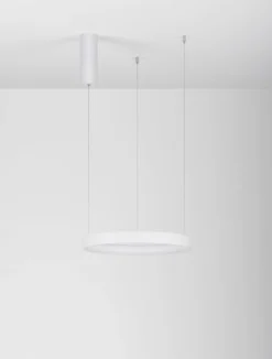 Nova Luce 9345613 PERRINE LED Pendelleuchte 40cm 3000K Weiss dimmbar