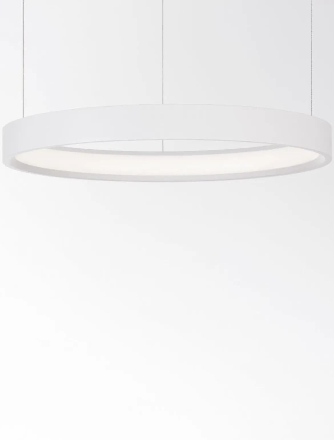 Nova Luce 9345613 PERRINE LED Pendelleuchte 40cm 3000K Weiss dimmbar