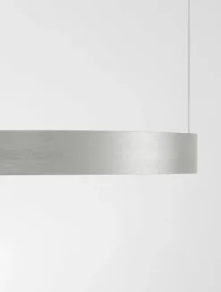 Nova Luce 9345614 PERRINE LED Pendelleuchte 40cm 3000K Silber dimmbar